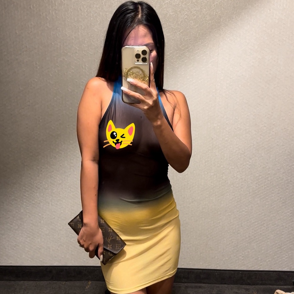 Ombré dress